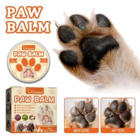 Natural Plant Formula Pet Paw Balm For Cats And Dogs, Softens Dry Paw Pads, Lick-Proof, 1.7 Oz Paw Balm