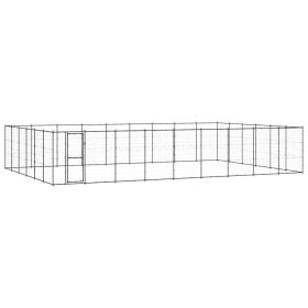 Outdoor Dog Kennel Steel 703.3 ftÂ²