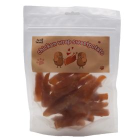 Dog Treats Chicken Wrapped Sweet Potato Dog Snacks Best Twists for Training Small Medium Large Dogs-Chicken Wrapped Sweet Potato,8 oz