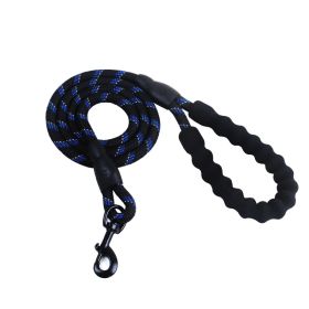 Reflective Dog Leash Nylon Pet Dog Leash Rope For Small Medium Large Dogs Walking Training Pet Suppiles (Color: Black)