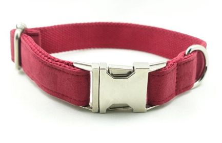 Pet Traction Collar Dog Collar (Option: Red-XS)